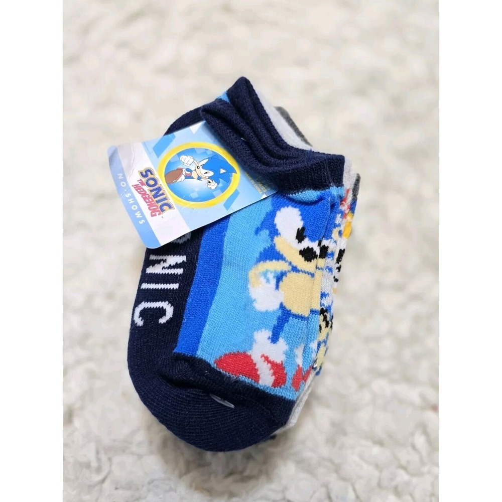 sonic the hedgehog Boys Socks Pack Of 5 New